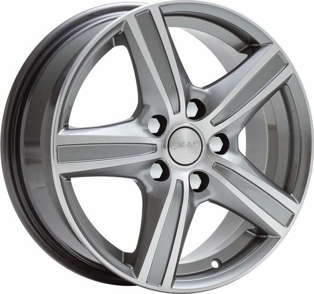 Скад Адмирал 6.5x16 5x114.3 ET 40 Dia 67.1 черный бархат