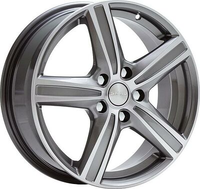 Скад Адмирал 7x18 5x112 ET 35 Dia 66 алмаз-грей