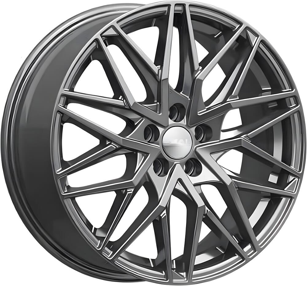 Скад Азимут 7x17 5x100 ET 45 Dia 67.1 графит