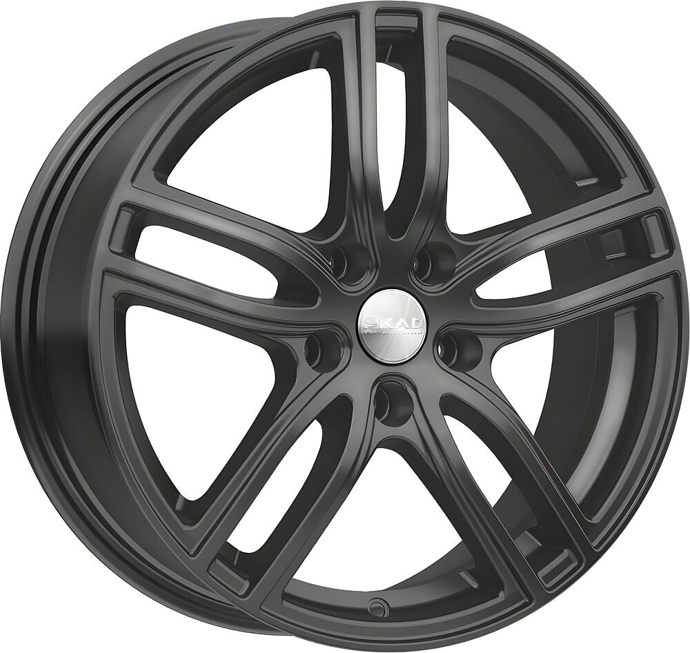 Скад Брайтон 7x17 5x100 ET 48 Dia 56.1 черный бархат