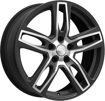 Скад Женева 7x18 5x114.3 ET 37 Dia 66.6 Алмаз бархат новый