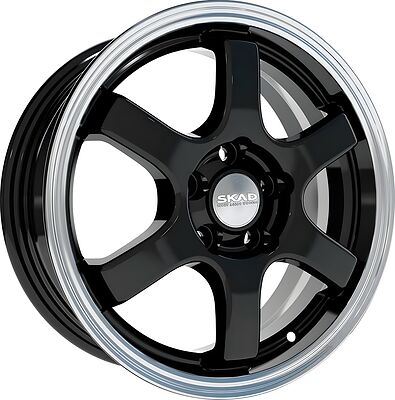 Скад Киото 6x15 4x100 ET 40 Dia 60.1 алмаз антрацит