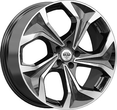 Скад KL-1163 Uni-T 7.5x19 5x114.3 ET 35 Dia 60.1 алмаз
