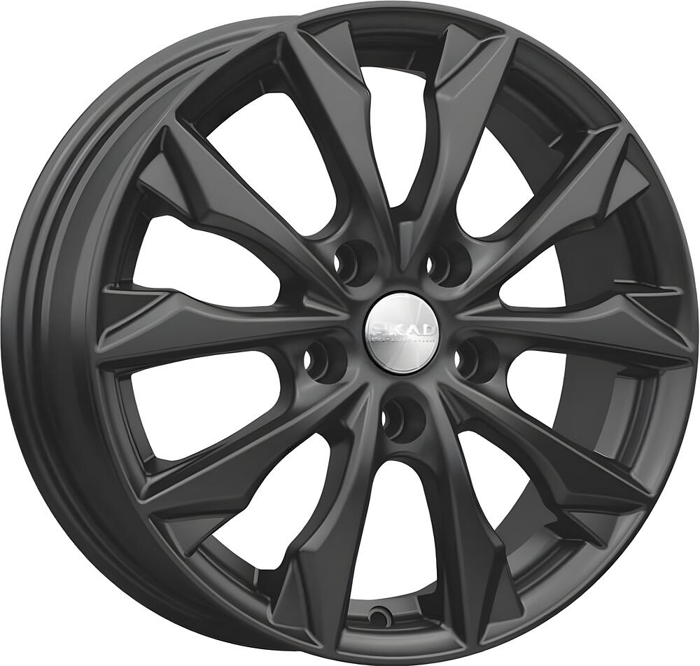 Скад Нагоя 6x16 4x100 ET 45 Dia 60.1 черный бархат
