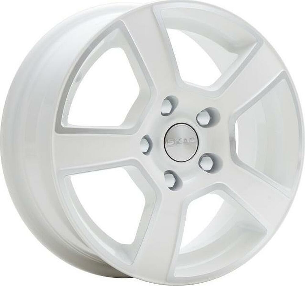 Скад Санрайз 6x15 4x100 ET 50 Dia 60.1 алмаз-белый