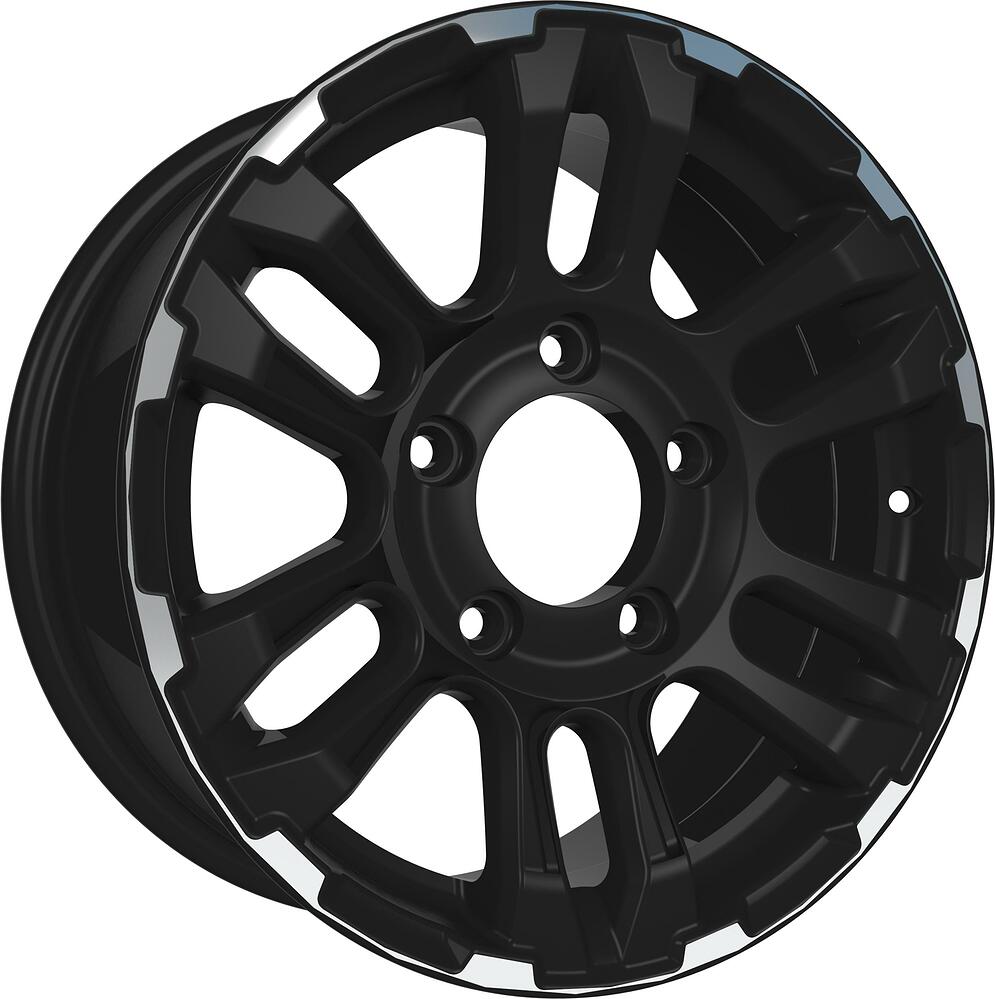 Скад Тайга 7x16 5x139.7 ET 40 Dia 98.5 черный матовый