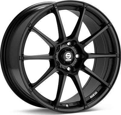 Sparco Assetto Gara 8x18 5x105 ET 40 Dia 56.6 MATT BLACK