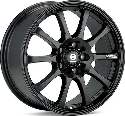 Sparco Drift 7x16 4x100 ET 37 Dia 68 MATT BLACK