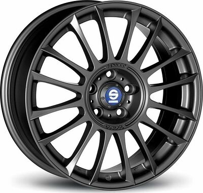 Sparco Pista 8x18 5x112 ET 35 Dia 75 MATT SILVER TECH
