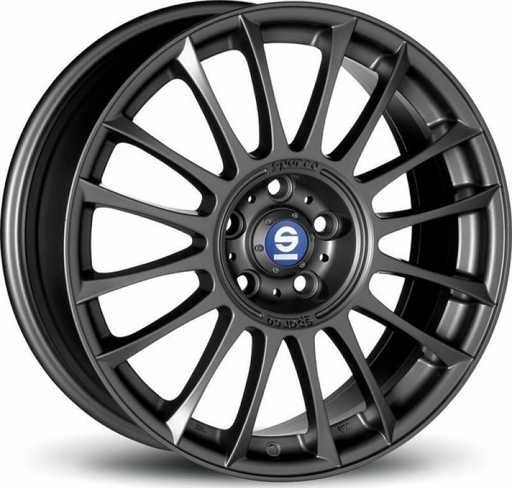 Sparco Pista 8x17 5x112 ET 48 Dia 75 MATT SILVER TECH