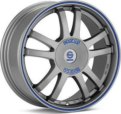 Sparco Rally 7.5x17 5x108 ET 45 Dia 73.1 MATT SILVER TECH