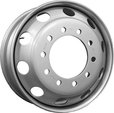 SRW 10/285/220/169 8x22 10x285 ET 169 Dia 220 Silver