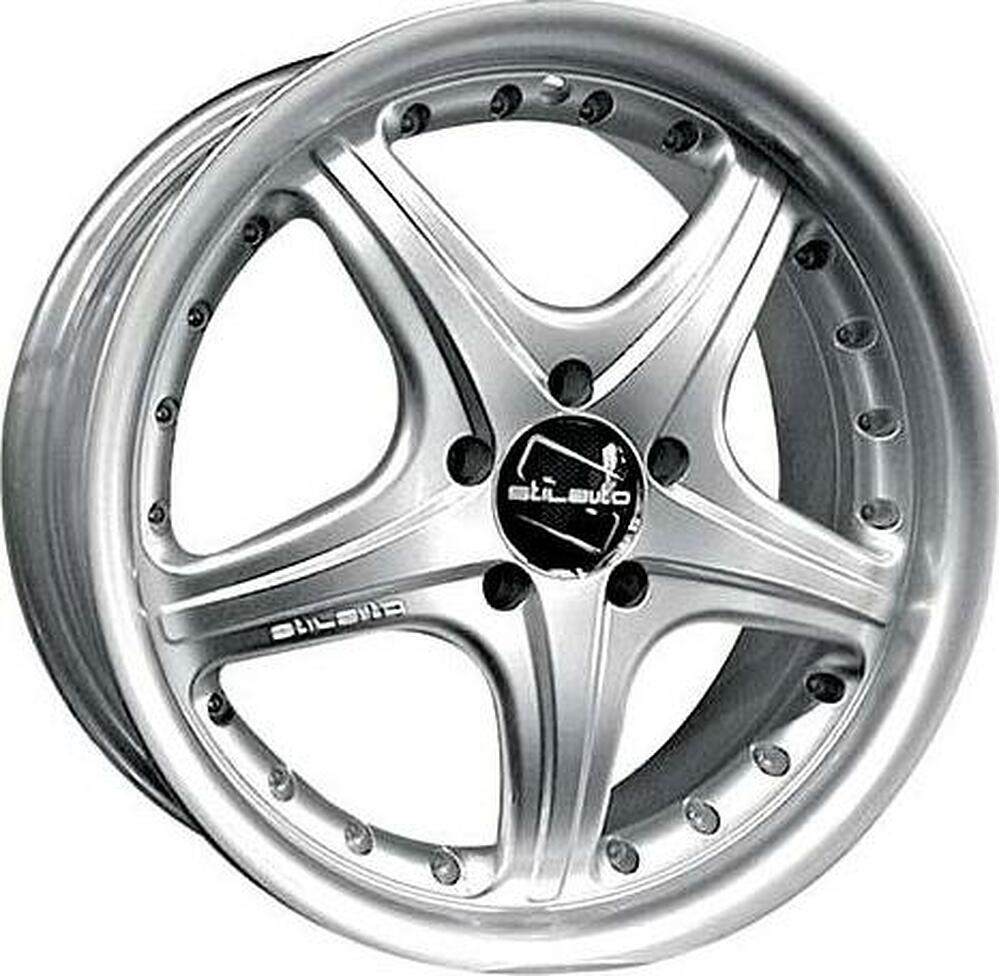 Stilauto Star 7.5x17 5x112 ET 37 Dia 66.6 silver