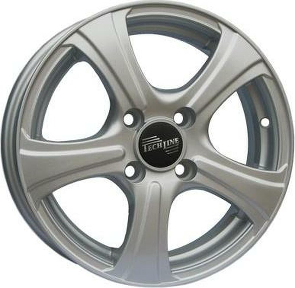 Tech Line TL405 5.5x14 4x98 ET 35 Dia 58.6 silver