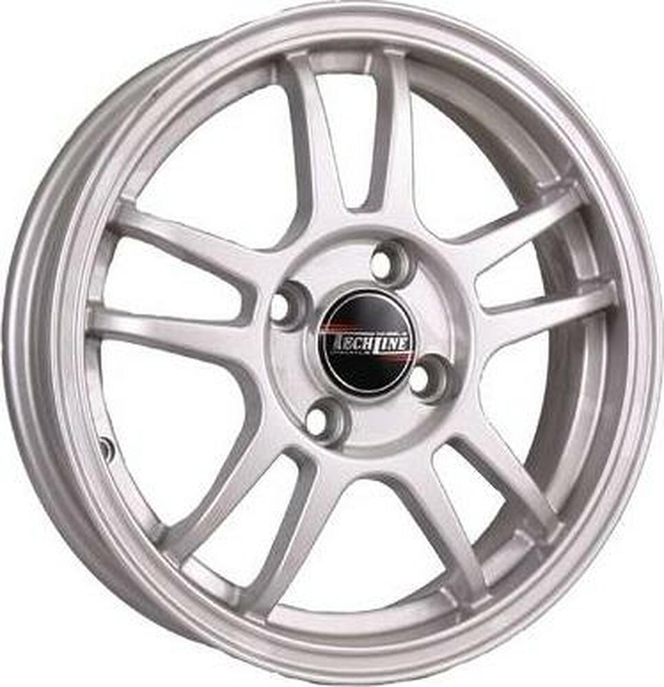 Tech Line TL417 4x17 4x98 ET 36 Dia 58.6 silver