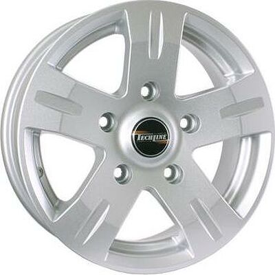 Tech Line TL510 6.5x15 5x139.7 ET 40 Dia 98 silver
