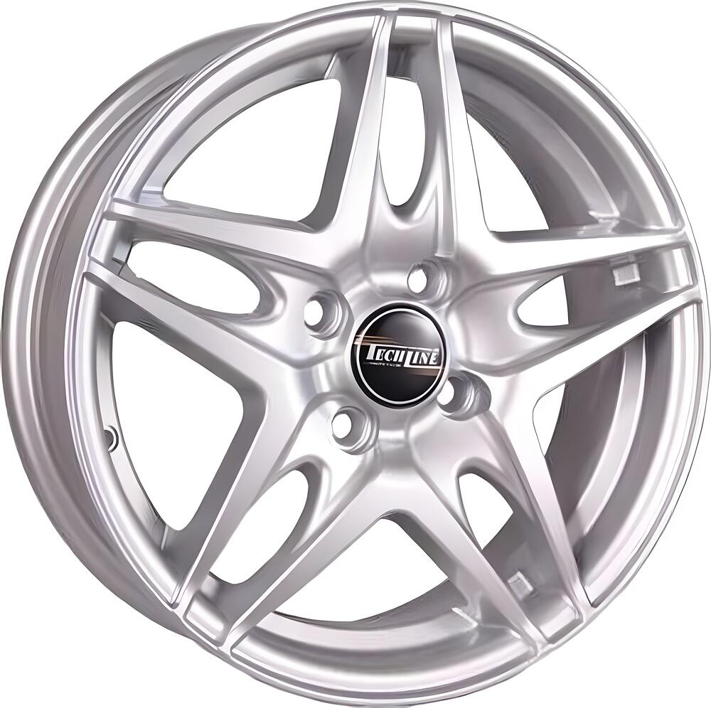 Tech Line TL530 6x15 4x98 ET 35 Dia 58.6 Silver