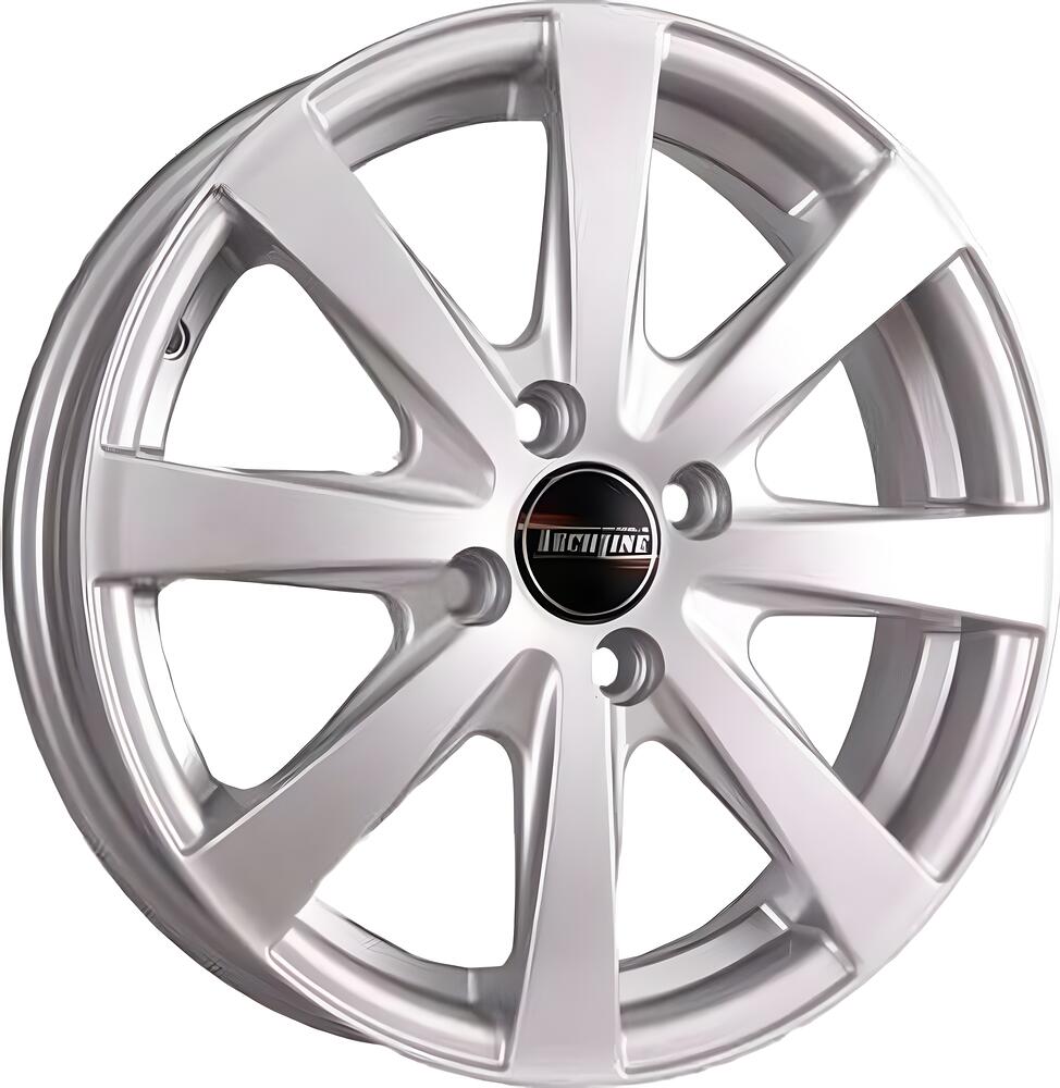 Tech Line TL534 5x15 4x100 ET 45 Dia 54 Silver