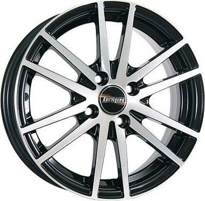 Tech Line TL535 6x15 4x100 ET 45 Dia 67.1 BL