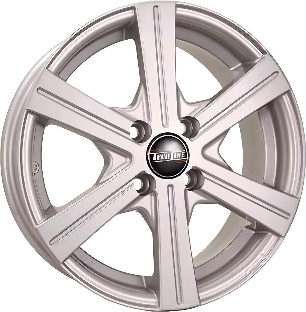 Tech Line TL544 6x15 4x100 ET 45 Dia 67 Silver