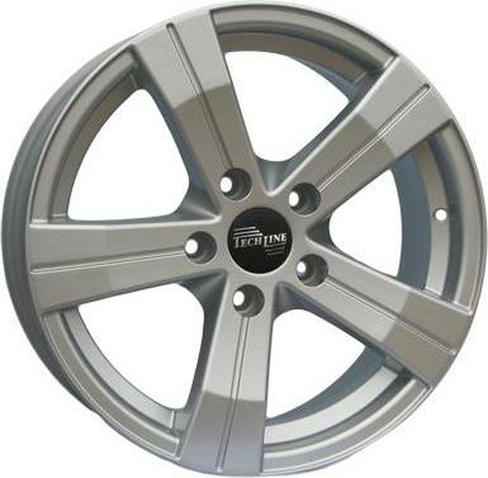 Tech Line TL602 7x16 4x100 ET 40 Dia 67.1 silver