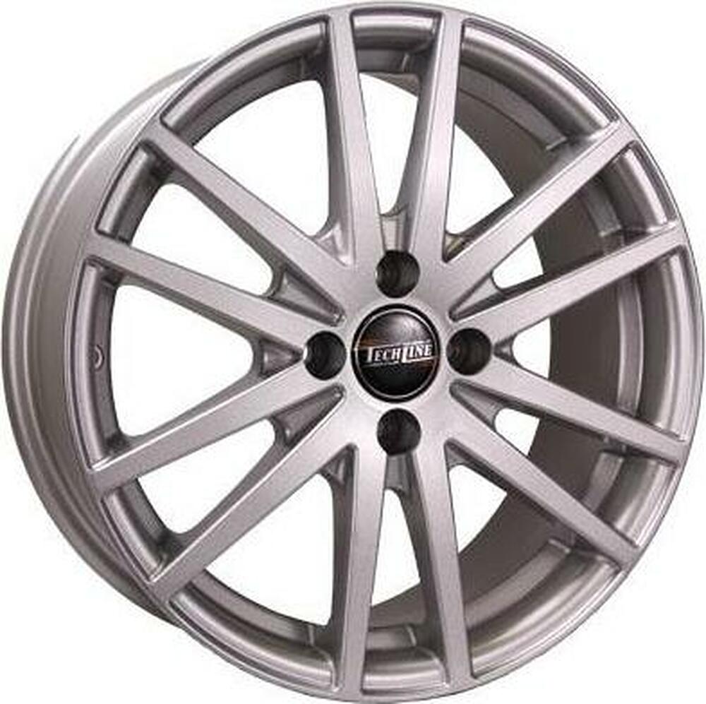 Tech Line TL605 7x16 5x112 ET 45 Dia 66.6 silver