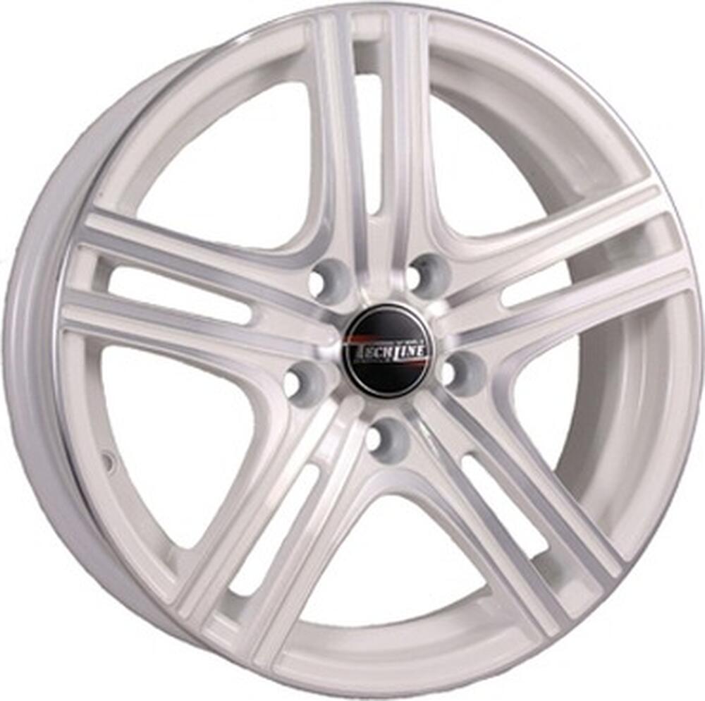Tech Line TL626 6.5x16 5x100 ET 38 Dia 57.1 White