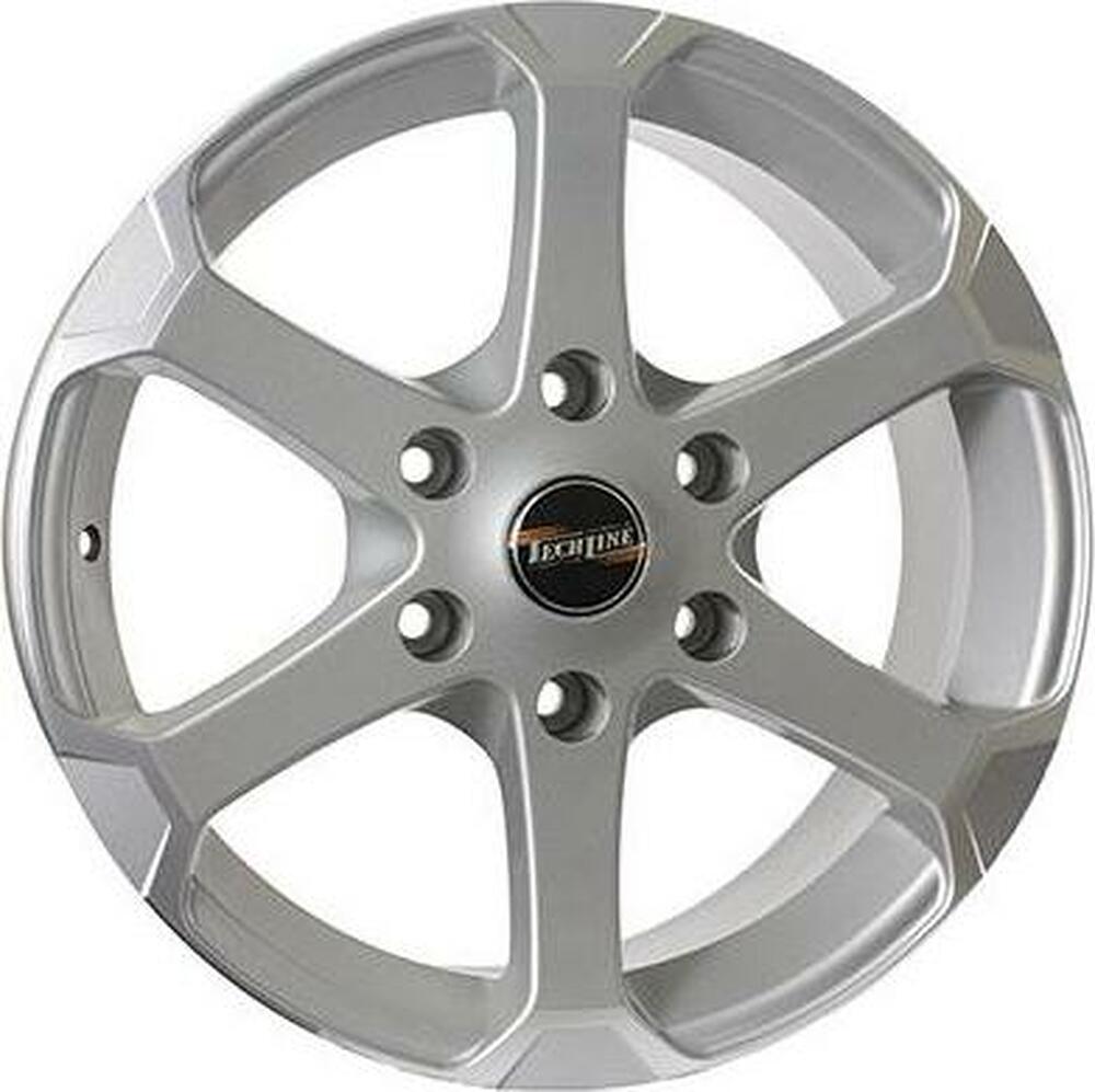 Tech Line TL702 7.5x17 6x139.7 ET 38 Dia 67.1 silver