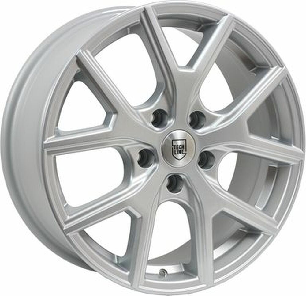 Tech Line TL745 7.5x17 5x114.3 ET 45 Dia 67.1 silver