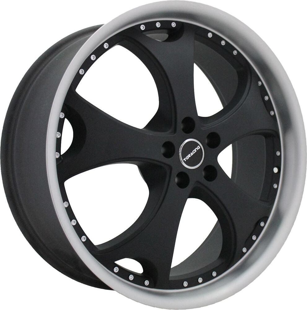 TG Racing Lz 219 9x22 5x130 ET 45 Dia 71.6 BLK P/LIP