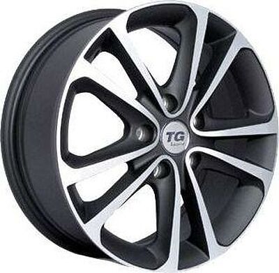 TG Racing LZ 276 6x15 5x108 ET 52.5 Dia 63.3 BLK POL