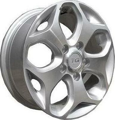 TG Racing LZ 302 6.5x16 5x108 ET 52.5 Dia 63.3 silver polished