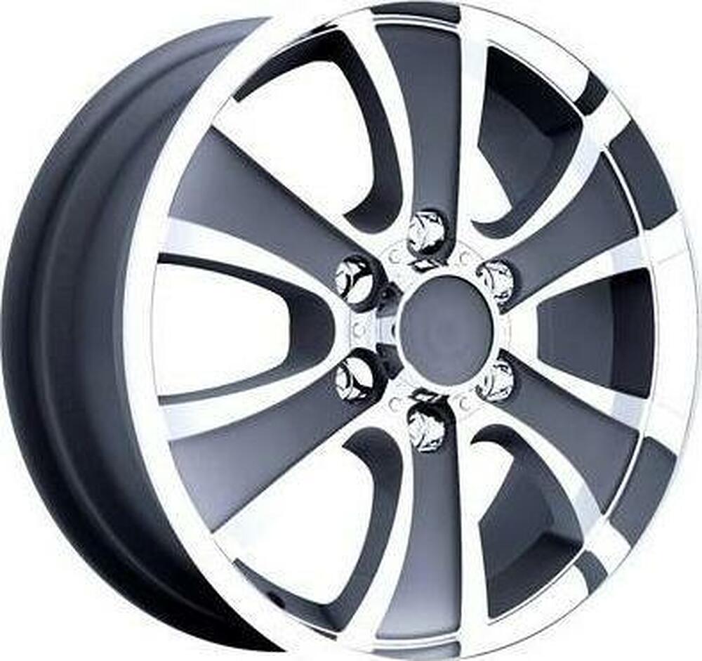 TG Racing LZ 304 7.5x18 6x139.7 ET 25 Dia 108 BLACK POL