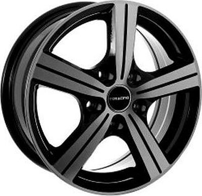 TG Racing LZ 369 5.5x14 4x100 ET 40 Dia 60.1 BLK POL