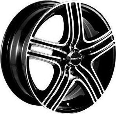 TG Racing LZ 405 5.5x14 4x100 ET 38 Dia 60.1 BLK POL