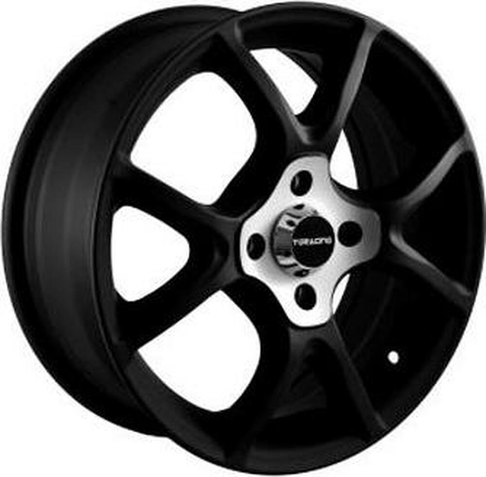 TG Racing LZ 416 5.5x14 4x100 ET 45 Dia 60.1 MATT BLACK POL