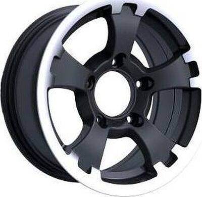 TG Racing LZ 566 7x15 5x139.7 ET 15 Dia 110.5 Black