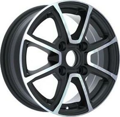TG Racing LZ 749 6x15 4x114.3 ET 44 Dia 56.6 BLK POL