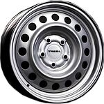 Trebl 64H38D 6x15 5x100 ET 38 Dia 57.1 silver Trebl 64H38D 6x15 5x100 ET 38 Dia 57.1 silver