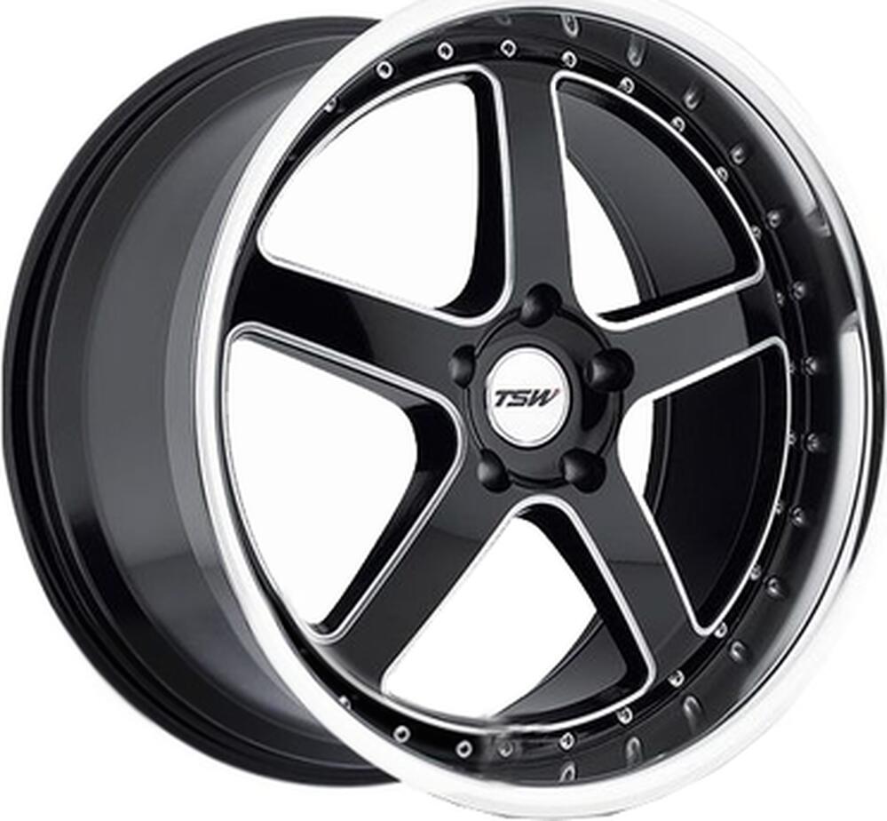 TSW Carthage 8x17 5x112 ET 45 Dia 72 gloss black