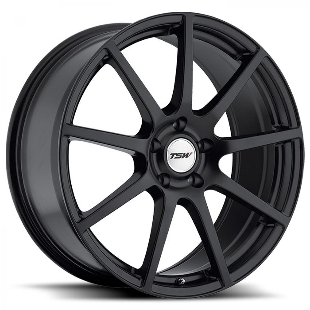 TSW Interlagos 8x18 5x114.3 ET 35 Dia 76 matt black