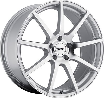TSW Interlagos 7.5x17 5x114.3 ET 45 Dia 76 silver