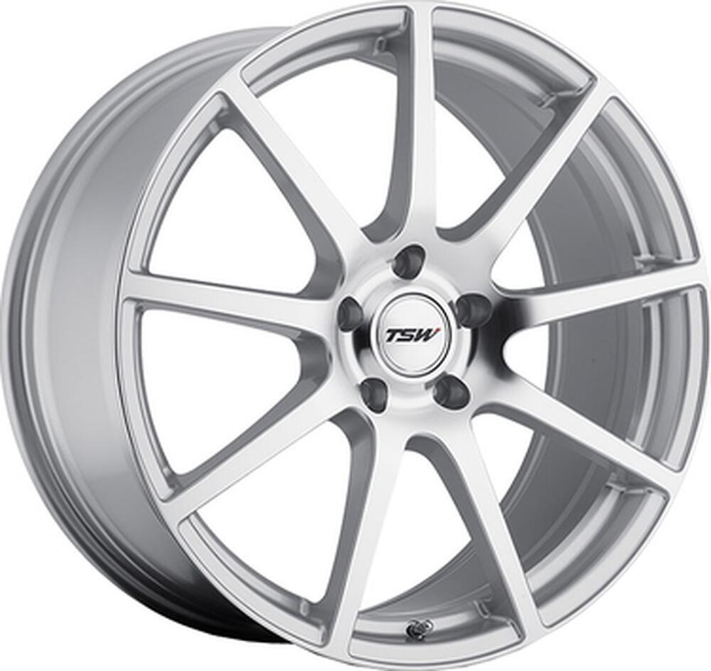 TSW Interlagos 8x18 5x112 ET 45 Dia 72 silver