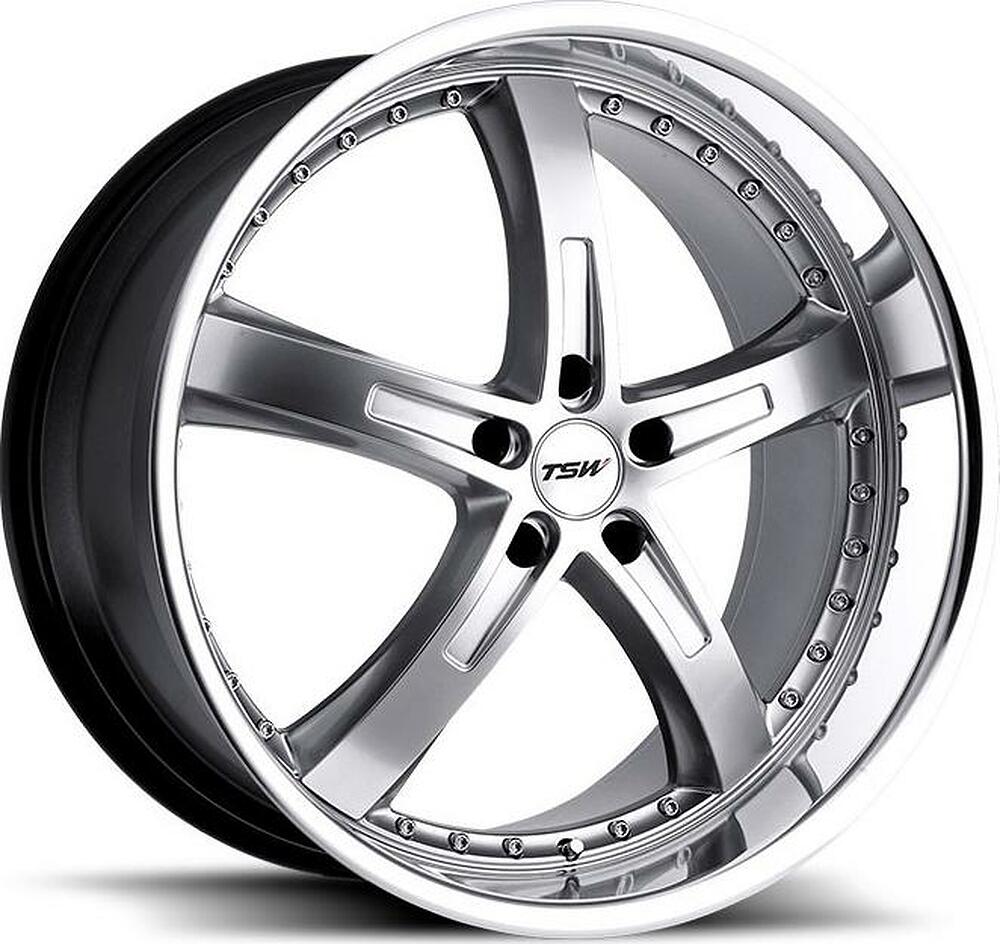 TSW Jarama 8x17 5x112 ET 45 Dia 72 hyper silver