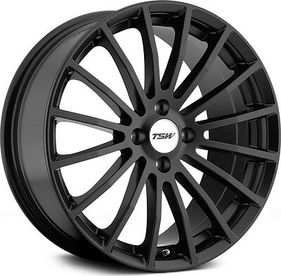 TSW Mallory 8x18 5x114.3 ET 40 Dia 76 black