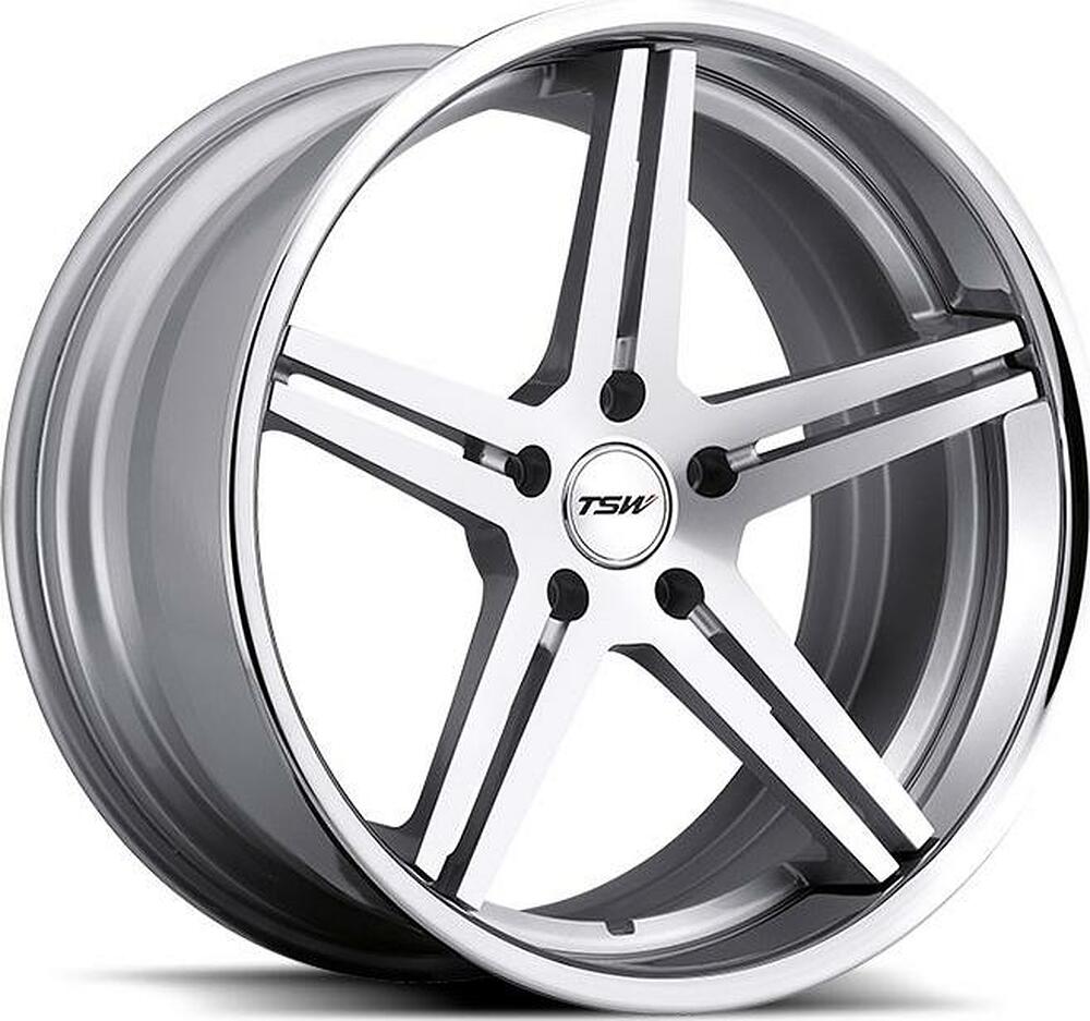 TSW Mirabeau 8.5x20 5x114.3 ET 40 Dia 76 Chrome