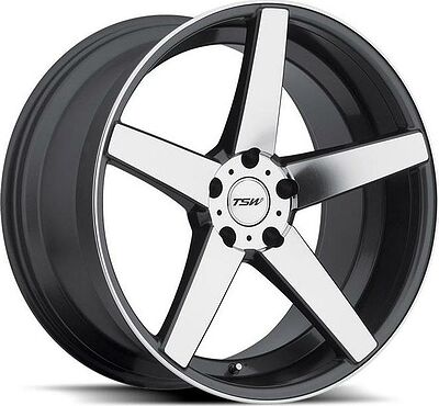 TSW Sochi 8x18 5x120 ET 35 Dia 76 Matte Black
