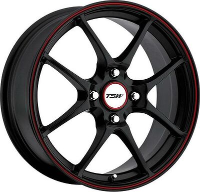 TSW Trackstar 8x17 5x114.3 ET 40 Dia 76 black
