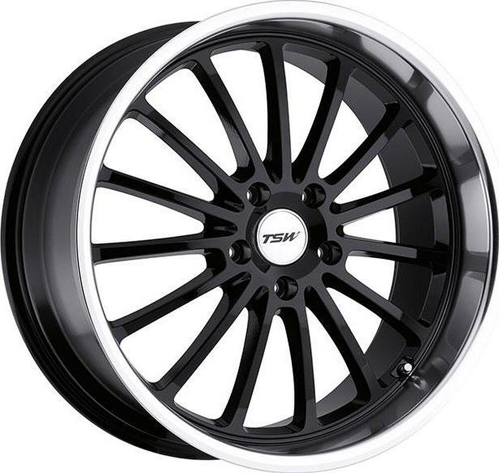 TSW Zolder 8x18 5x114.3 ET 40 Dia 76 Hyper Silver Mirror Cut Lip