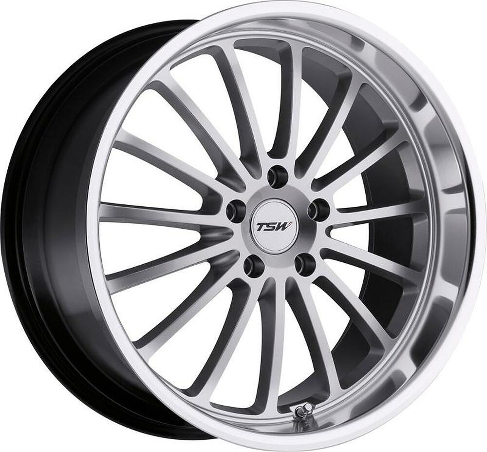 TSW Zolder 8x17 5x114.3 ET 40 Dia 76 hyper silver